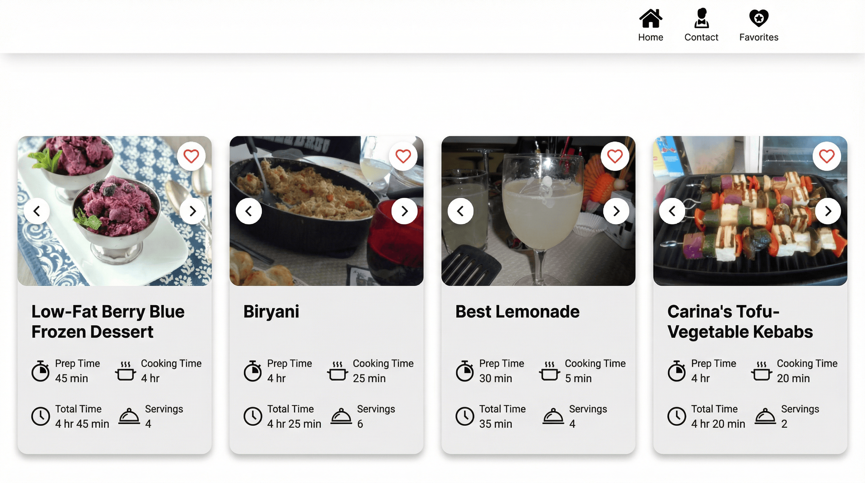 Recipe App - Fullstack project screenshot